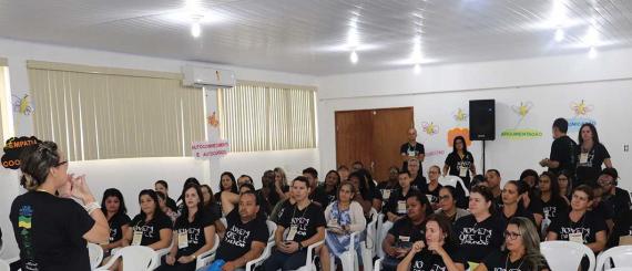 O workshop foi voltado para professores e pedagogos da rede municipal de ensino.JPG
